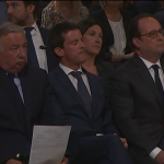 François Hollande participa de missa em memória do padre assassinado