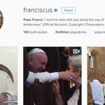 Conta do Papa no Instagram chega aos 3 milhões de seguidores