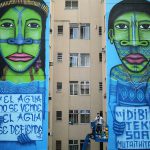 Murais no Rio recordam luta indígena contra hidrelétricas na Amazônia