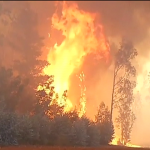 Incêndio atinge 100 casas no Chile