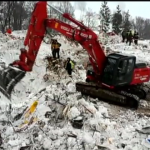 Continuam as buscas por sobreviventes vítimas de avalanche