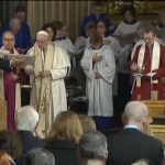 Papa Francisco visita Igreja Anglicana de Roma