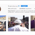 Conta do Papa no instagram completa um ano