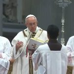Na Quinta-Feira Santa, Papa preside Missa do Crisma