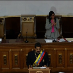 Assembleia Constituinte confirma permanência de Nicolas Maduro como chefe de estado