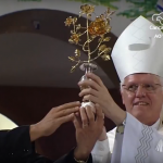 Santuário Nacional recebe Rosa de Ouro enviada pelo Papa Francisco