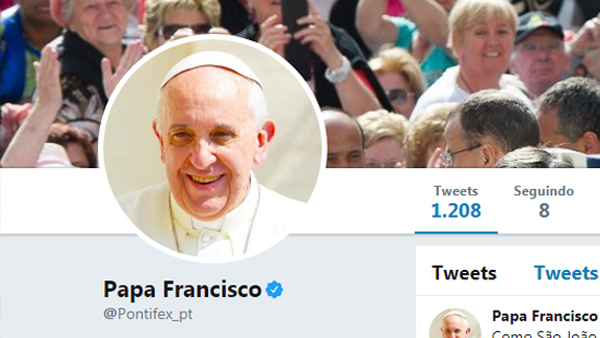 Papa Francisco supera 15 milhões de seguidores no Twitter