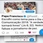 Papa anuncia tema do Dia Mundial das Comunicações Sociais