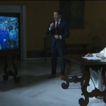 Papa conversa com tripulantes da Estação Espacial Internacional