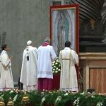 Papa preside Missa na festa litúrgica de Nossa Senhora de Guadalupe