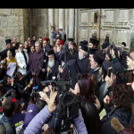 Protesto deixa fechada a Basílica do Santo Sepulcro