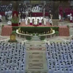 Papa preside cerimônias da Quinta-feira Santa em Roma