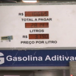 Preço da gasolina está custando caro ao consumidor