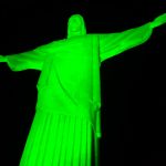 Cristo Redentor terá iluminação verde pelo Dia Mundial do Meio Ambiente