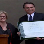 Jair Bolsonaro e Hamilton Mourão participam de cerimônia de diplomação