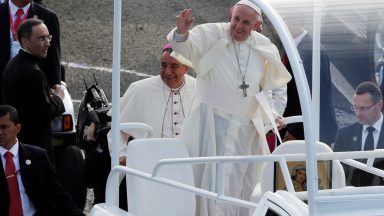 Cerimônia de acolhida: Papa pede que jovens digam ‘sim’, como Maria