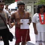 Indígenas protocolam representação contra o fim da FUNAI