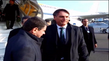 Presidente Jair Bolsonaro viaja para o Forum Econômico Mundial