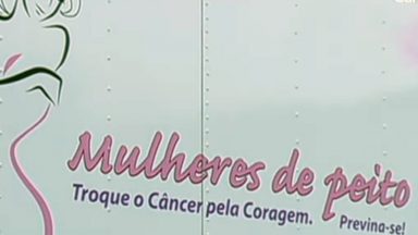 Em SP, prevenção contra o câncer de mama é feita em carreta