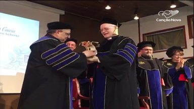Cardeal Odilo Sherer recebe título de doutor honoris causa
