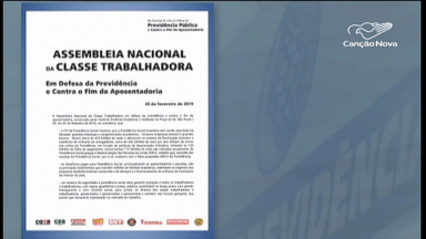 Centrais sindicais protestam contra projeto de Reforma da Previdência