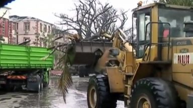 Após ciclone, trabalhos de limpeza começam em Moçambique