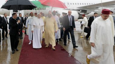 Papa Francisco chega ao Marrocos