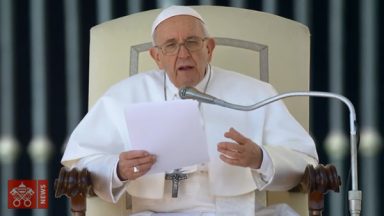 Papa na catequese: alimento não é propriedade privada
