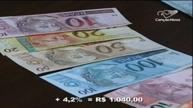 Sem aumento real, salário mínimo proposto para 2020 é de R$ 1.040