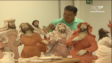 Artista sacro barroco faz exposição no Santuário de Aparecida