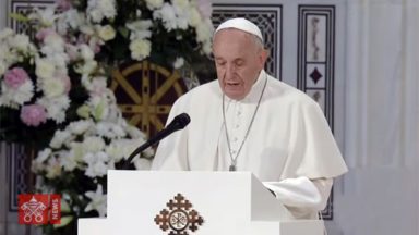 Romênia: Papa reza o Pai Nosso com católicos e ortodoxos