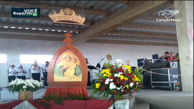 Fiéis celebram 16 anos do Santuário Mãe Rainha, em Minas Gerais