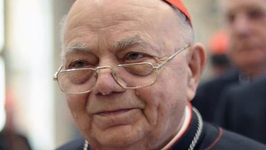 Papa envia condolências após a morte do Cardeal Sgreccia
