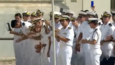 Sejam leais servidores, pede Papa a tripulantes do Navio-Escola Brasil