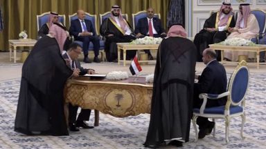 Governo do Iêmen e grupo separatista assinam acordo de paz