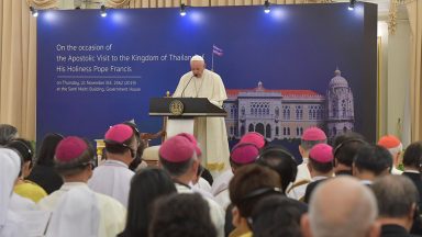 Discurso na Tailândia: Papa fala de diálogo, desenvolvimento e migração
