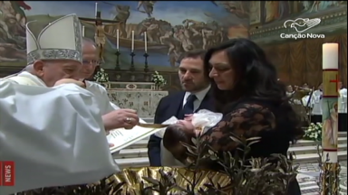 Papa Francisco celebra, em Roma, a Solenidade do Batismo de Jesus