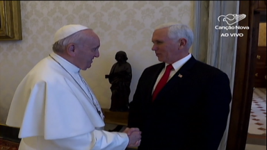 Papa Francisco recebe vice-presidente dos EUA, Mike Pence