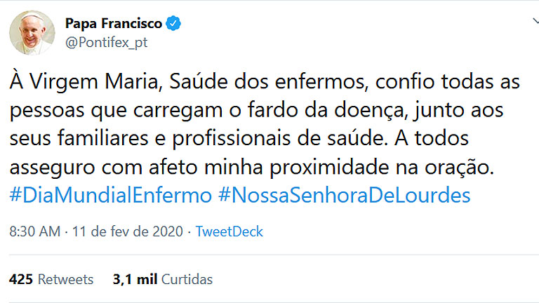 ORAÇÃO DO DIA-11 DE FEVEREIRO 