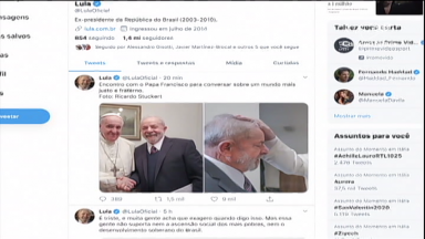 Papa Francisco e ex-presidente Lula se encontram no Vaticano