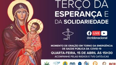 Terço da Esperança e da Solidariedade acontece nesta quarta-feira