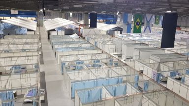 Prefeitura do Rio inaugura leitos no hospital de campanha no Riocentro