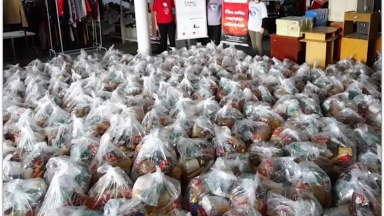 Cáritas Brasileira e CNBB distribuem mantimentos arrecadados na Páscoa
