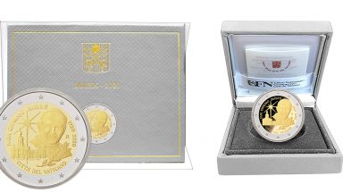Vaticano lança moeda comemorativa dos 100 anos do nascimento de São JPII