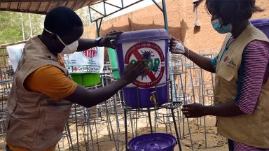 Cáritas do Níger oferece apoio às escolas na luta contra a pandemia