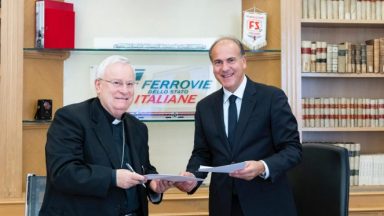 Assistência pastoral de capelães chega às estações de trem da Itália