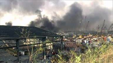 Explosão na área portuária do Líbano deixa grande número de feridos