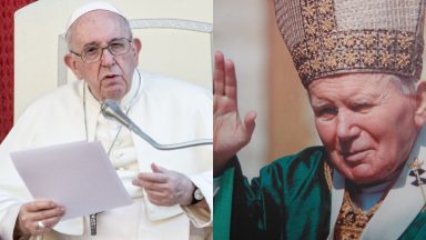 Francisco recorda João Paulo II: criação revela o amor de Deus