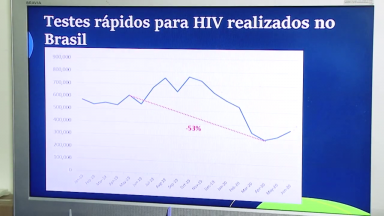 Profissionais de saúde se preparam para orientar sobre teste de HIV