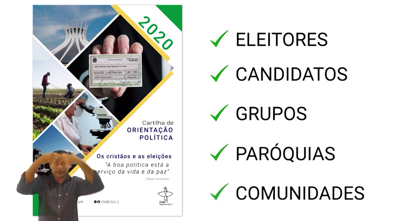 CNBB Lança Cartilha Explicativa Para As Eleições 2020